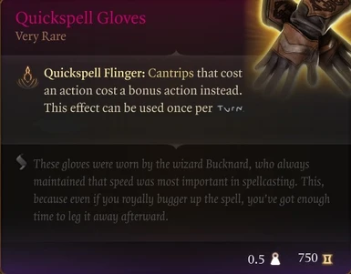 Better Quickspell Gloves