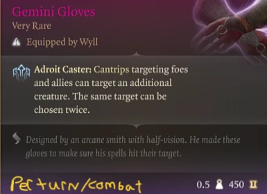 Better Gemini Gloves