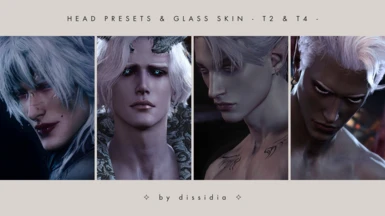 Dissidia's Heads and Glass Skin - T2 and T4 -