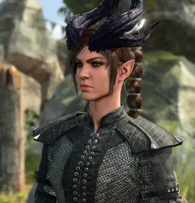 Shadowheart with Rhol the Despoiler's Horns