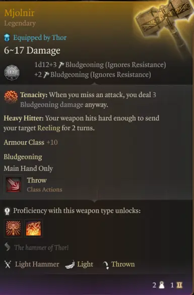 Mythic Might stats