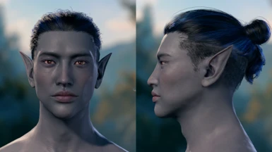 Za'keth - Elf/Drow Body 2 Head G Replacement (no make-up)