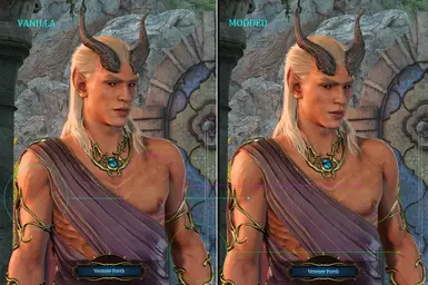 Comparison - Tiefling Male - Body