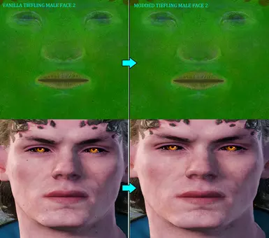 Texture edit example
