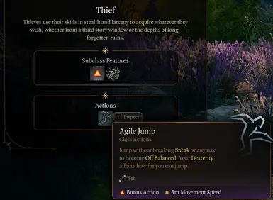 Extra mobility for Thieves