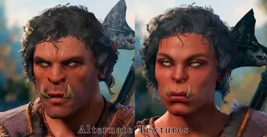 Half-Orc Alternate Textures