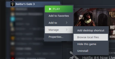 How to find the install directory on Steam