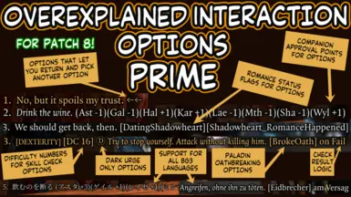 OIO - Overexplained Interaction Options - DCs Approvals and Flags in Dialogues