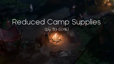 Reduced Camp Supplies