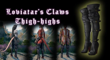 Loviatar's Claws Thigh-High