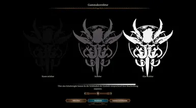Settings 4, standard gamma