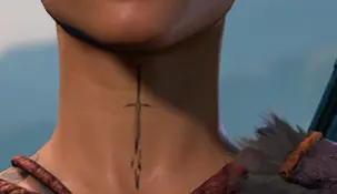 Replaces this one in the unique tattoos mod