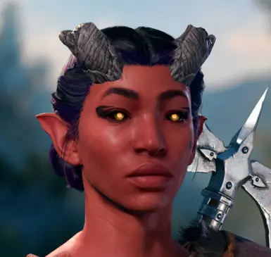 Female Strong Tiefling