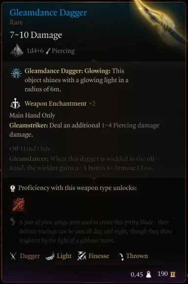 Gleamdance Dagger