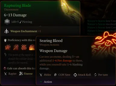 Rupturing Blade