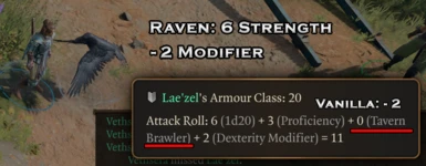 Negative strength modifier doesn't reduce hit chance
