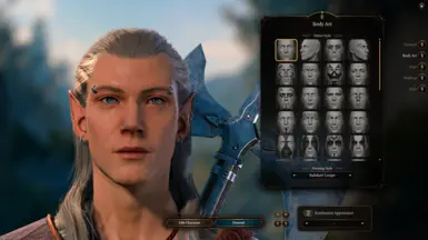 Elf with working facial piercings