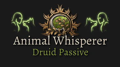 Animal Whisperer - Druidic Speak with Animals