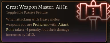 Feats Revised - Great Weapon Master and Sharpshooter