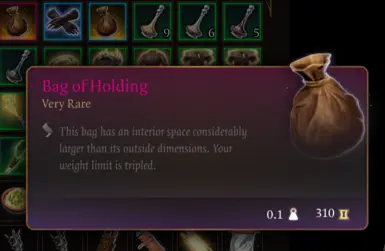 Bags of Holding at Baldur's Gate 3 Nexus - Mods and community