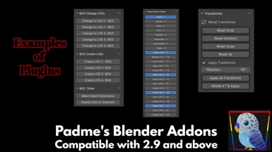 Padme's Blender Addons