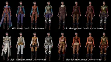 Armor Color Presets at Baldur's Gate 3 Nexus - Mods and community