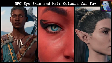 NPC (And Origins) Eye Skin and Hair Colours for Tav