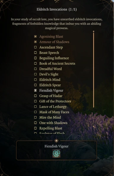 Modded Eldritch Invocations