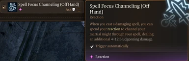 Off Hand Reaction