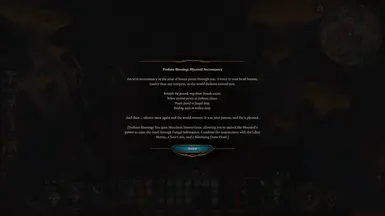 New profane blessing. Amazing mod