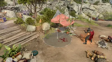 And then shoot a fire arrow to turn the water to steam