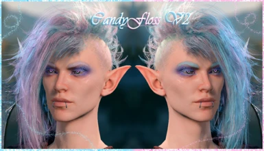 Wolf's Candy Floss Hair Colors