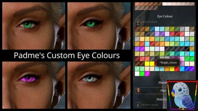 P4 Custom Eye Colours