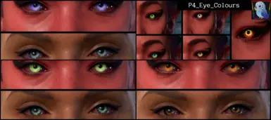 P4 Custom Eye Colours