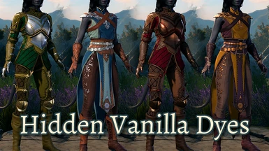 Hidden Vanilla Dyes
