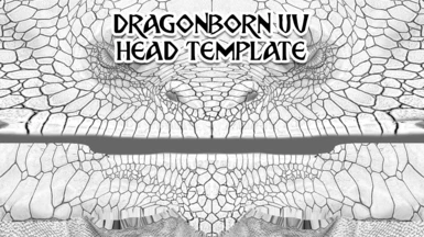 Dragonborn UV Head Template (RESOURCE)