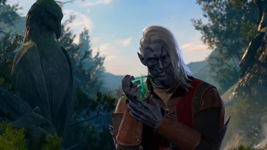 I intended this war paint for Drow because Dark Elves