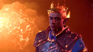 Burning visuals for fire genasi (lasts until rest)
