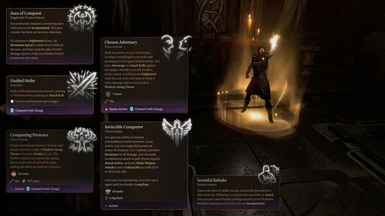 Subclass features and spells.