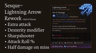 Lightning Arrow and Hail of Thorns Rework