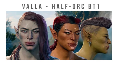VALLA - half-orc, body type 1
