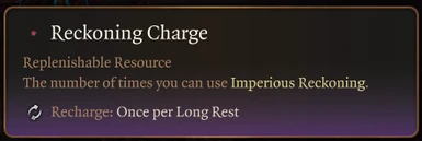 Reckoning Charge (Resource)