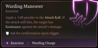 Warding Maneuver (Reaction)