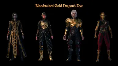 Bloodstained Gold Dragon's Dye