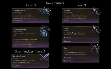 Swashbuckler Tooltips