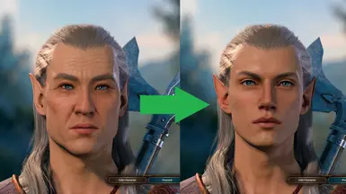 Half-Elf preset as Elf/Drow