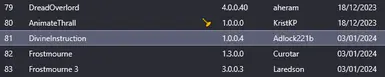 Load order