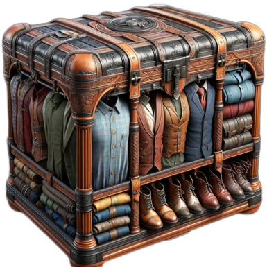 Clothing Display Case (Camp Clothes/Underwear)