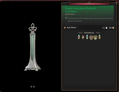 Upgrade healing potions para PT-BR