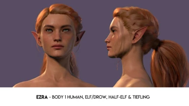 Ezra - Body 1 Human, Elf/Drow, Half-Elf, Tiefling